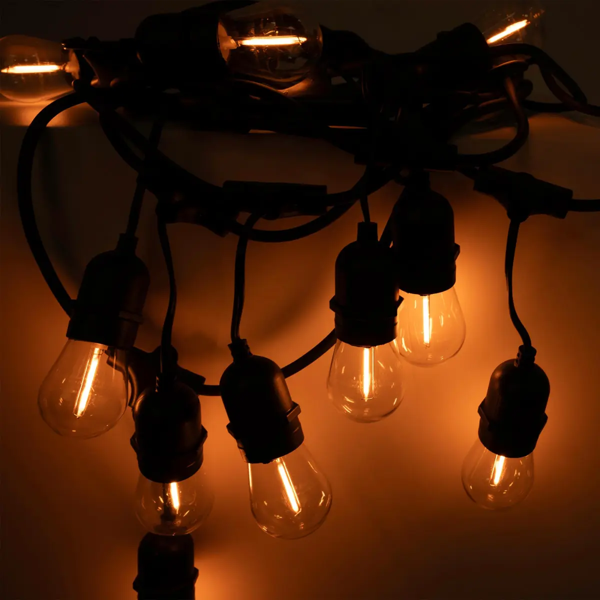 Ghirlanda Led Profesionala 60M cu 120 Becuri Led incluse E27, IP65 , lumina calda [7]