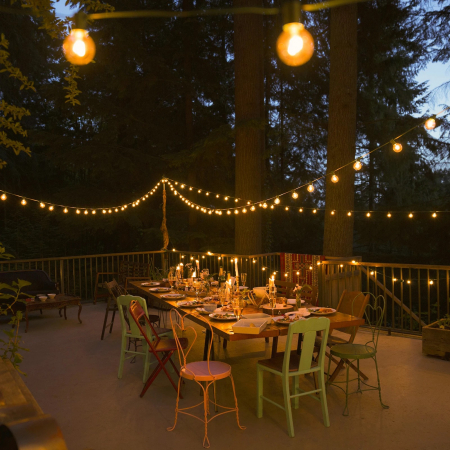 Ghirlanda luminoasa 60 metri cu 100 de becuri led conectabila [7]