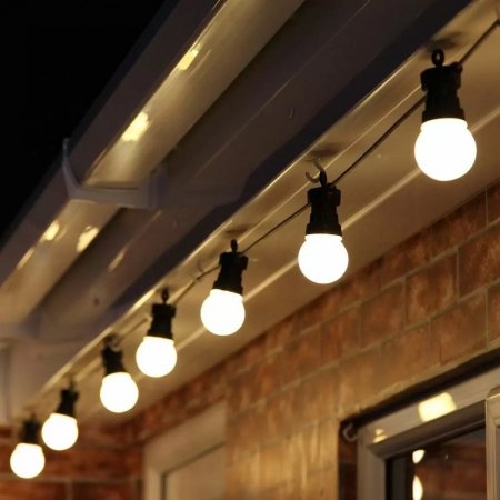 Ghirlanda luminoasa led 10 m x 20 de becuri 0.5 w , lumina calda 3000k , conectabila [5]