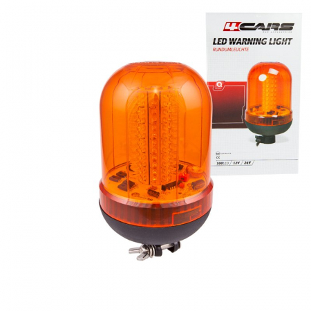Girofaruri - Girofar auto stroboscopic galben cu fixare DIN 100LED - 12/24V
