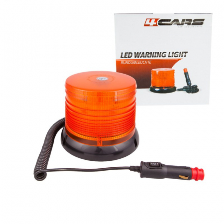 Girofaruri - Girofar auto stroboscopic galben cu magnet, 100 Led 12/24V