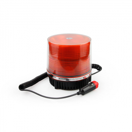 Auto - Girofar stroboscopic auto galben LED cu magnet Amio, 12V
