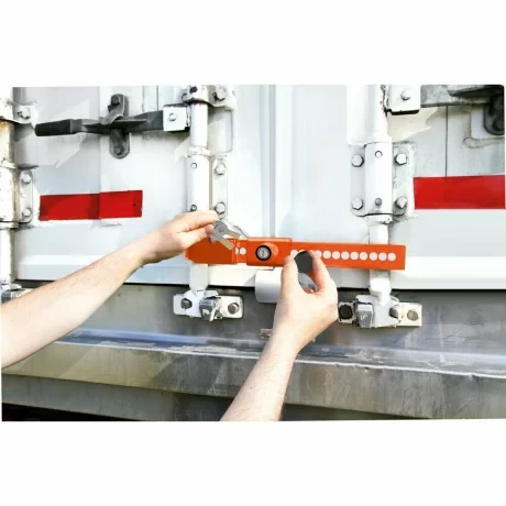 Incuietoare usi semiremorca container, din otel calit, blocator remorca camion [4]
