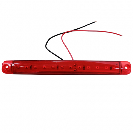 Lampa gabarit cu 12 LED-uri 12/24V set 4buc - Rosu [1]