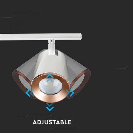 LAMPA LED MONTAJ PERETE 2X6W 4000K ALB NEUTRU - ALB [4]