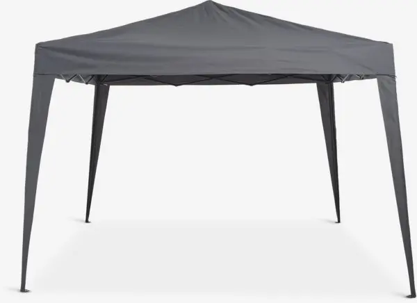 Pavilion Gradina 2.7x2.7x2.6m gri, Protectie UV [4]