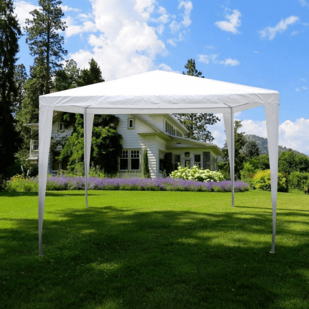 Pavilioane - Pavilion gradina, dreptunghiular, alb, 300 x 300 cm