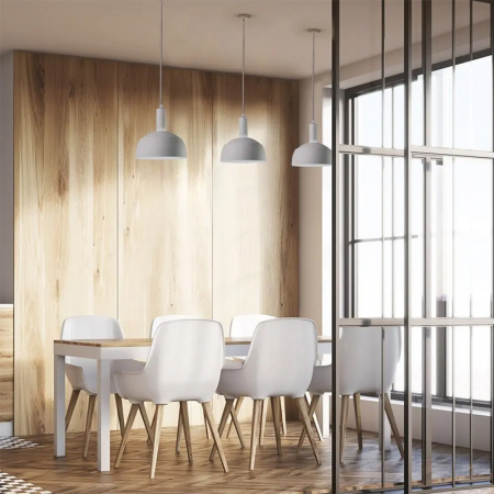 Iluminat Led - PENDUL TAVAN SOCLU E14 - ALB