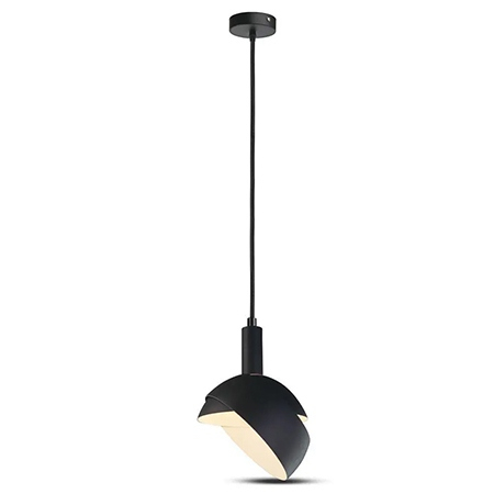 Iluminat Led - PENDUL TAVAN SOCLU E14 - NEGRU