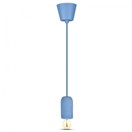 Iluminat Led - PENDUL TAVAN SOCLU E27 - ALBASTRU