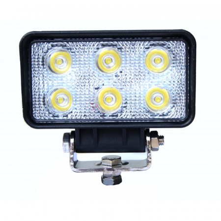 Auto - Proiector cu LED din metal dreptunghiular 18W 12/24V