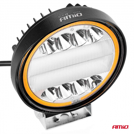 Proiector cu LED din metal rotund Combo Angel Eyes cu 2 functii, 9/36V [5]