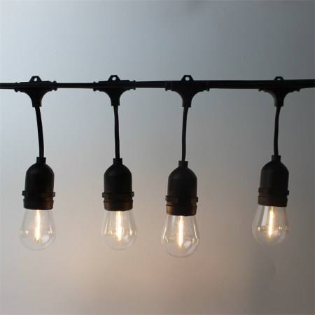 Set 20 de becuri pentru ghirlanda , lumina 4000 k , E27 , 1w , S14 [3]