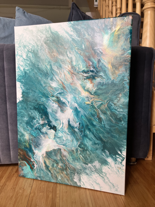 "FLUIDITATE" - Tablou abstract unicat [3]