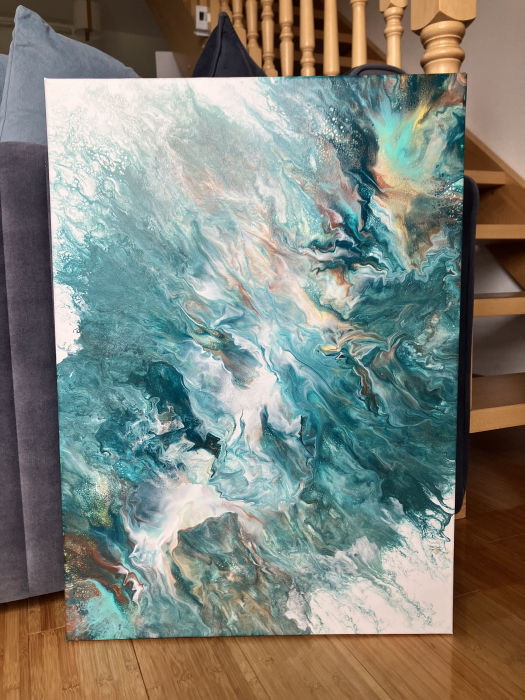 "FLUIDITATE" - Tablou abstract unicat [2]