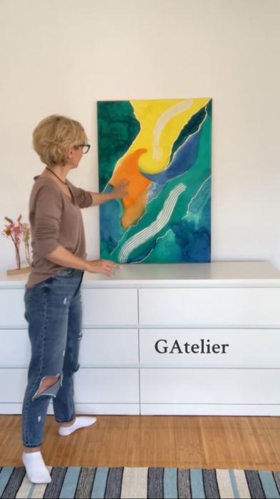 "EXUBERANTA" - Tablou abstract unicat [5]