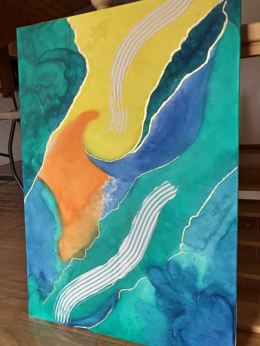 "EXUBERANTA" - Tablou abstract unicat [3]