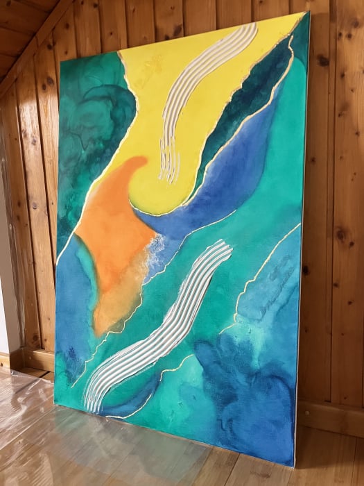 "EXUBERANTA" - Tablou abstract unicat [1]