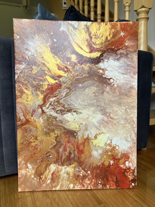 "RENASTERE" - Tablou abstract unicat [2]