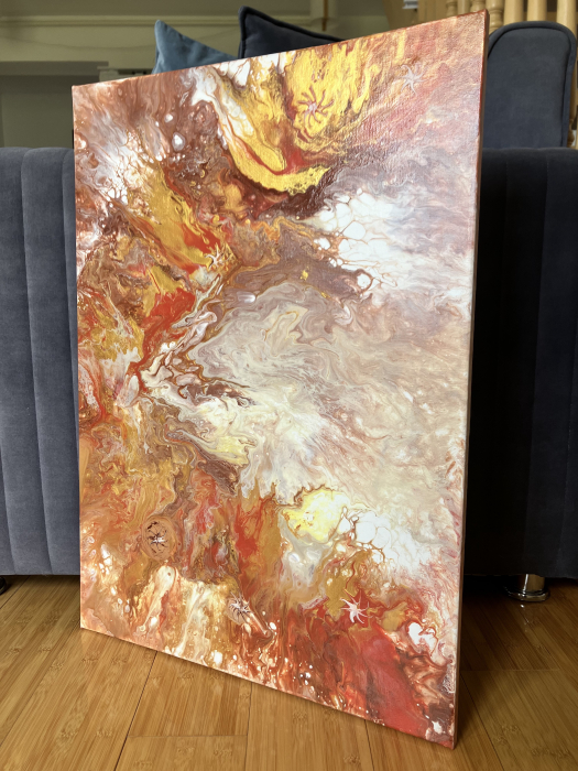 "RENASTERE" - Tablou abstract unicat [3]