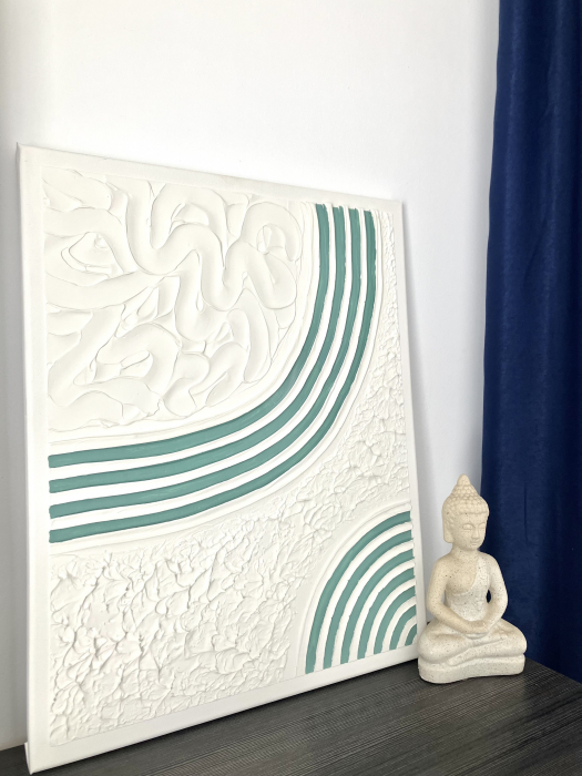 "SIMPLITATE TEXTURATA" - Tablou unicat cu pasta texturata [3]