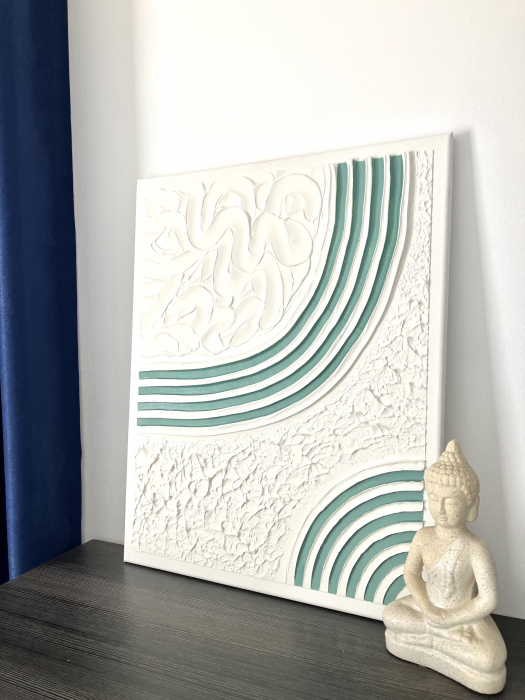 "SIMPLITATE TEXTURATA" - Tablou unicat cu pasta texturata [2]