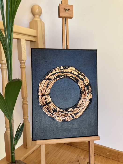 "CERCUL PROTECTOR" - Tablou unicat cu pasta texturata [4]