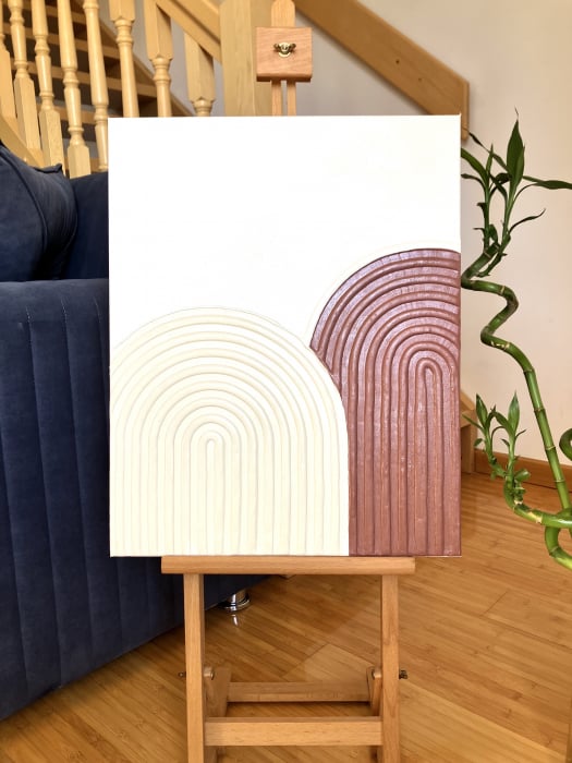 "IMPREUNA MEREU" - Tablou unicat cu pasta texturata [5]