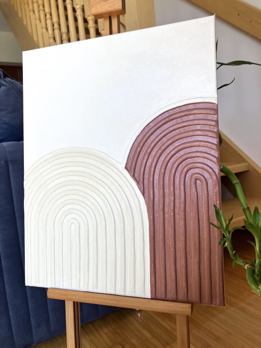 "IMPREUNA MEREU" - Tablou unicat cu pasta texturata [3]