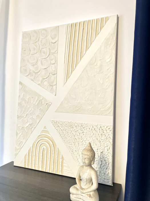 "SIMFONIA PASTELURILOR" - Tablou unicat cu pasta texturata [1]