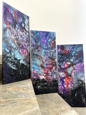 "NIGHTCITY" - Tablou abstract unicat [1]