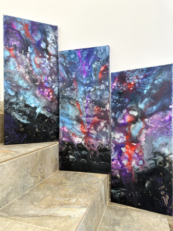 Iata Noutatile - "NIGHTCITY" - Tablou abstract unicat