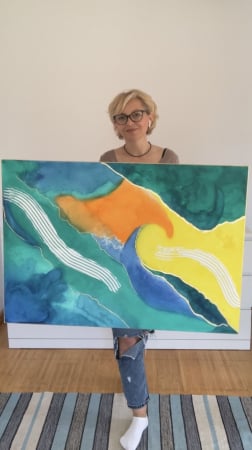 "EXUBERANTA" - Tablou abstract unicat [3]