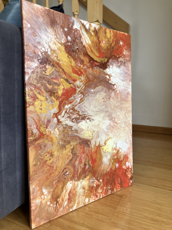 "RENASTERE" - Tablou abstract unicat [3]