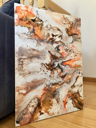 Toate Tablourile - "TRANZITIE" - Tablou abstract unicat