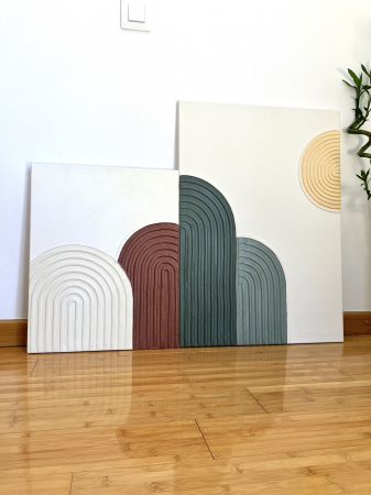 "FAMILIE" - Tablouri cu pasta texturata [1]