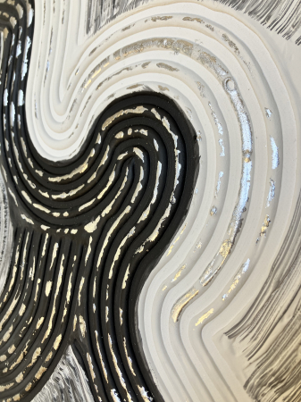 "ZBOR LUMINAT" - Tablou unicat cu pasta texturata [2]