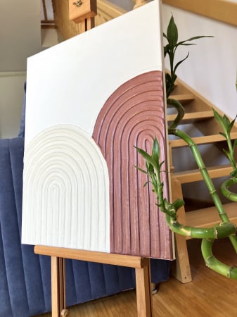 "IMPREUNA MEREU" - Tablou unicat cu pasta texturata [1]