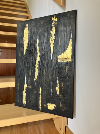 "VINTAGE" - Tablou abstract unicat cu pasta texturata [2]