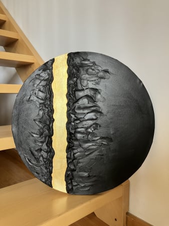 Toate Tablourile - "ELEGANTA" - Tablou unicat cu pasta texturata