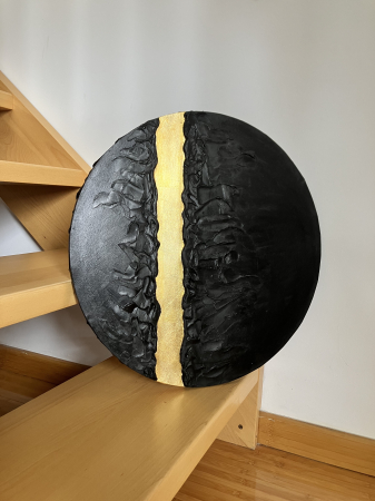 "ELEGANTA" - Tablou unicat cu pasta texturata [3]