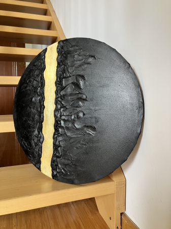 "ELEGANTA" - Tablou unicat cu pasta texturata [2]