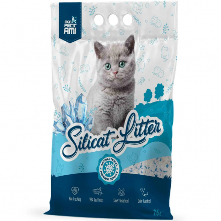 Pisici - Asternut igienic pentru pisici Mon Petit Ami Antibacterian, 7.6L