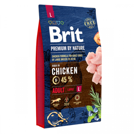 Câini - Hrana uscata pentru caini Brit Premium, Adult L