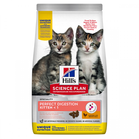 Hrană uscată - Hill's SP Feline Kitten Perfect Digestion 1.5 kg