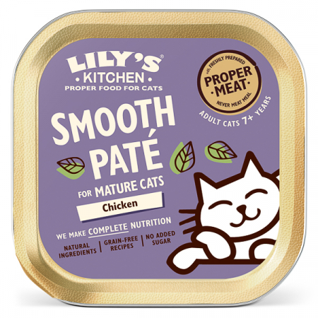 Pisici - Hrana umeda pentru pisici Lily's Kitchen 7+ Marvellously Mature Chicken Supper, 19 x 85g