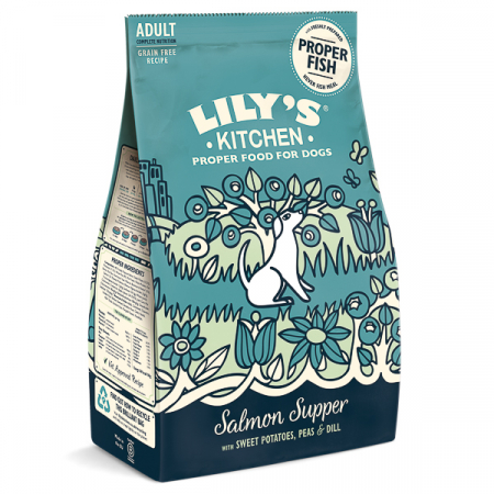 Hrană uscată - Hrana uscata caini, Lily's Kitchen for Dogs Salmon Supper Adult Dry Food