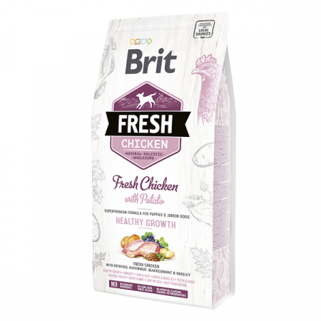 Câini - Hrana uscata pentru caini Brit Fresh, Junior, Pui si cartofi