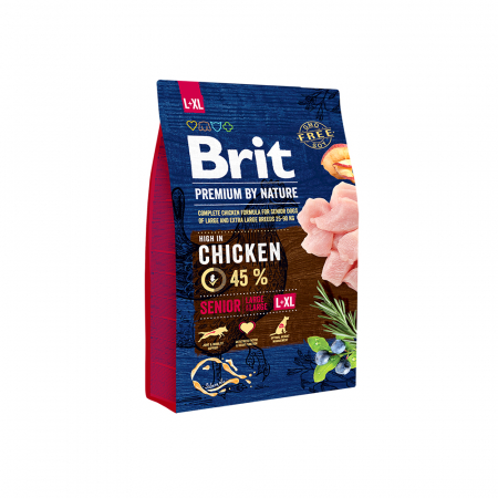 Hrană uscată - Hrana uscata pentru caini Brit Premium, Senior L & XL, 3 Kg