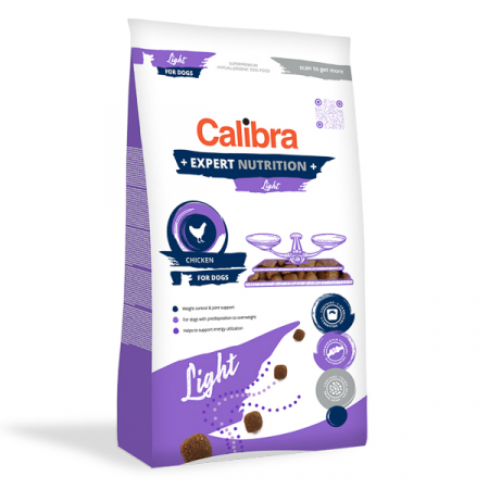 Câini - Hrana uscata pentru caini Calibra Expert Nutrition, Light